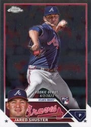 2023 Topps Chrome Update Base Set Jared Shuster #USC202 card