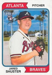 2023 Topps Heritage Base Set Jared Shuster #526 card