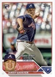 2023 Topps Update Base Set Jared Shuster #US309 card