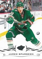 2018-19 Upper Deck Base Set Jared Spurgeon #94 card