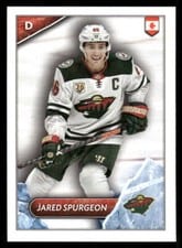 2021 Topps NHL Sticker Jared Spurgeon #297 card