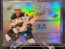 2024-25 SPx SuperScripts Jared Spurgeon #SS-JS card