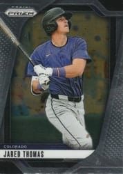 2025 Panini Prizm Base Set Jared Thomas #12 card