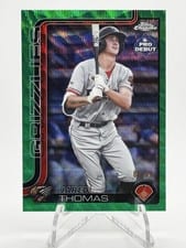 2025 Topps Pro Debut Chrome Jared Thomas #PDC-27 card