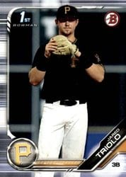 2019 Bowman Draft Base Set Jared Triolo #BD-161 card