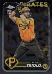 2024 Topps Chrome Base Set Jared Triolo #79 card