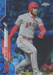 2020 Topps Chrome Update Sapphire Edition Base Set Jared Walsh #U-49 card