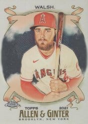 2021 Topps Allen & Ginter Chrome Base Set Jared Walsh #174 card