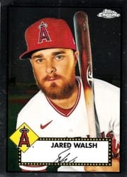 2021 Topps Chrome Platinum Anniversary Base Set Jared Walsh #258 card