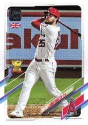 2021 Topps UK Edition Base Set Jared Walsh #207 card