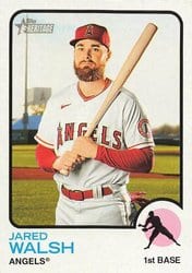 2022 Topps Heritage Base Set Jared Walsh #10 card