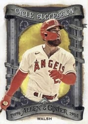 2024 Topps Allen & Ginter Cycle Succession Jared Walsh (Los Angeles Angels) #CS-43 card