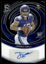 2023 Panini Spectra Rookie Autographs Jaren Hall #27 card