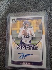2024 Donruss Signature Marks Jaren Hall #SMA-JHA
