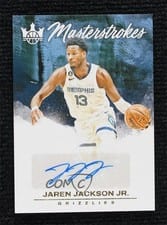 2023-24 Panini Court Kings Masterstrokes Autographs Jaren Jackson Jr. #MS-JJJ card