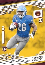 2021 Panini Prestige Base Set Jaret Patterson #231 card