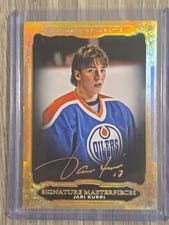 2022-23 Upper Deck Ultimate Collection Signature Masterpieces Jari Kurri #USM-JK card