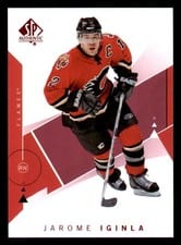 2018 SP Authentic Jarome Iginla Limited Red #97 card