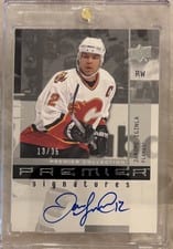 2021-22 Upper Deck Premier 20th Anniversary Autograph Jarome Iginla #AA-JI card