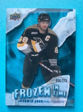 2022-23 Upper Deck Trilogy Frozen in Time Jaromir Jagr #FT-JJ card