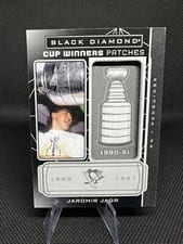2022 Upper Deck Black Diamond Cup Winners Patches Jaromir Jagr #CW-JJ card