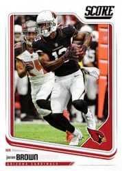 2018 Score Base Set Jaron Brown #8 card