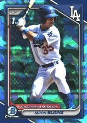 2024 Bowman Sapphire Edition Base Set Jaron Elkins #BCP-106 card