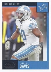 2020 Score Base Set Jarrad Davis #222 card