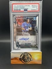 2021 Bowman Chrome Rookie Autographs Jarred Kelenic #BCRA-JK card