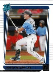 2021 Panini Chronicles Clearly Donruss Jarred Kelenic #20 card