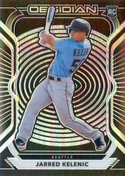 2021 Panini Chronicles Obsidian Jarred Kelenic #17 card