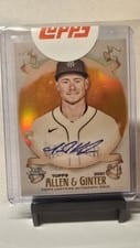 2021 Topps Allen & Ginter Chrome Autographs Jarred Kelenic #AGA-JK card