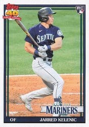 2021 Topps Archives Base Set Jarred Kelenic #191 card