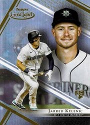 2021 Topps Gold Label Base Set Jarred Kelenic #81 card