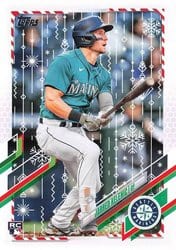 2021 Topps Holiday Base Set Jarred Kelenic #HW86 card