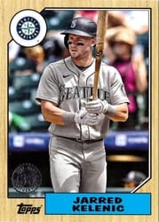 2022 Topps 1987 Topps Baseball (Series 1) Jarred Kelenic #T87-42 card