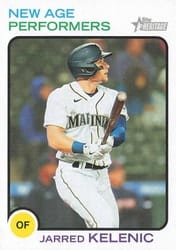 2022 Topps Heritage New Age Performers Jarred Kelenic #NAP-12 card