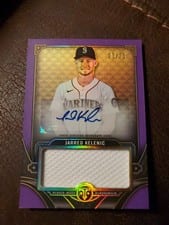 2022 Topps Triple Threads Autograph Single Jumbo Relics Jarred Kelenic #ASJR-JK card