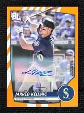 Jarred Kelenic 2023 Topps Big League Electric Orange Autographs card