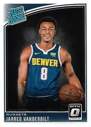 2018-19 Donruss Optic Base Set Jarred Vanderbilt #151 card