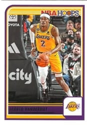 2023-24 Hoops Base Set Jarred Vanderbilt #100 card