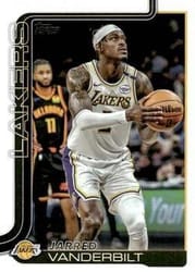 2025-26 Topps Base Set Jarred Vanderbilt #155 card