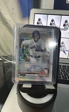 2020 Bowman Chrome Mega Box Mojo Autographs Jarren Duran #BCMA-JDU card