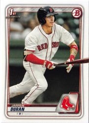 2020 Bowman Prospects Jarren Duran #BP-144 card