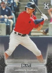 2020 Leaf Draft Base Set Jarren Duran #21 card