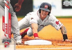 2020 Topps Pro Debut Base Set Jarren Duran #PD-32 card