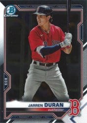 2021 Bowman Chrome Prospects Jarren Duran #BCP-135 card