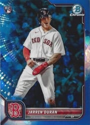 2022 Bowman Chrome Sapphire Edition Base Set Jarren Duran #16 card