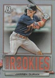 2022 Bowman Platinum Renowned Rookies Jarren Duran #RR-3 card