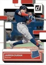 2022 Donruss Base Set Jarren Duran #40 card